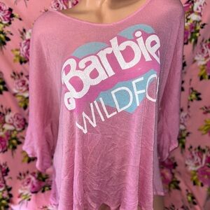 Wildfox Pink Barbie Top swimsuit coverup poncho Sarong wrap